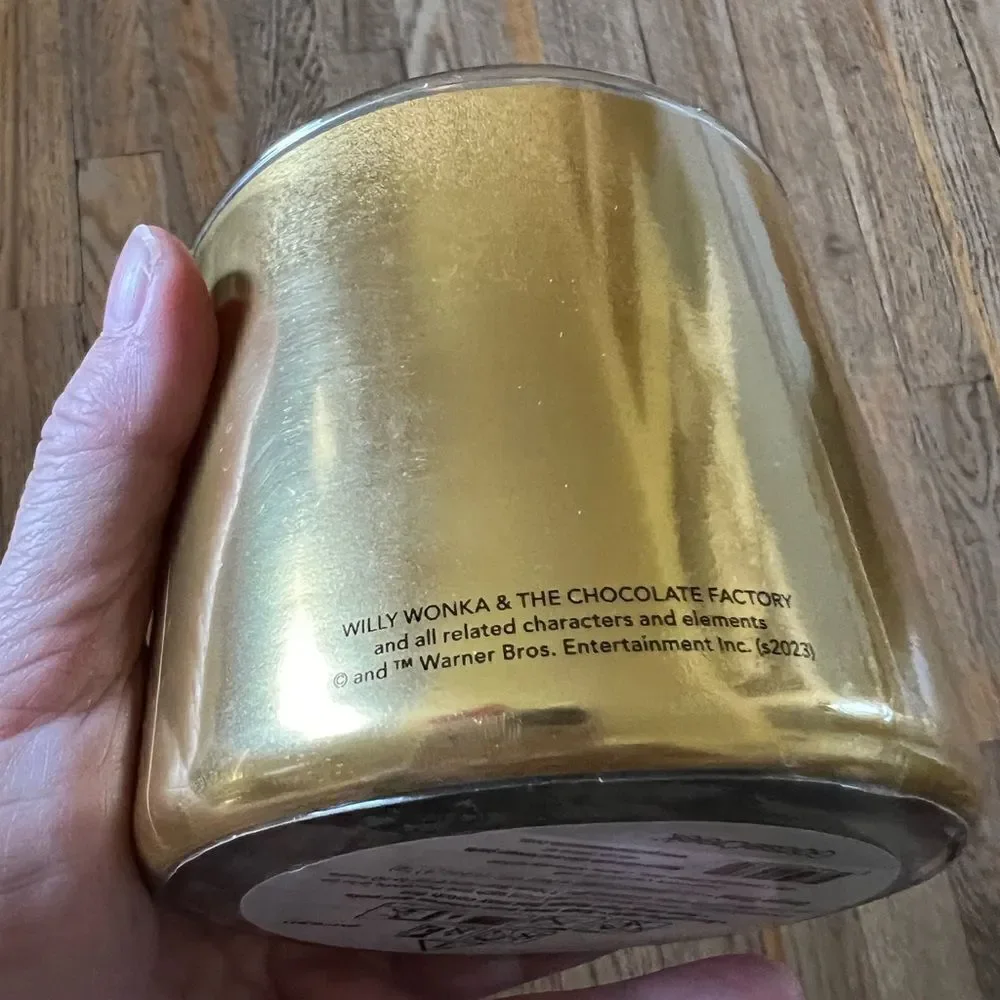 1 LEFT! Goose Creek Willy Wonka Limited Edition 3 Wick Candle Golden Ticket